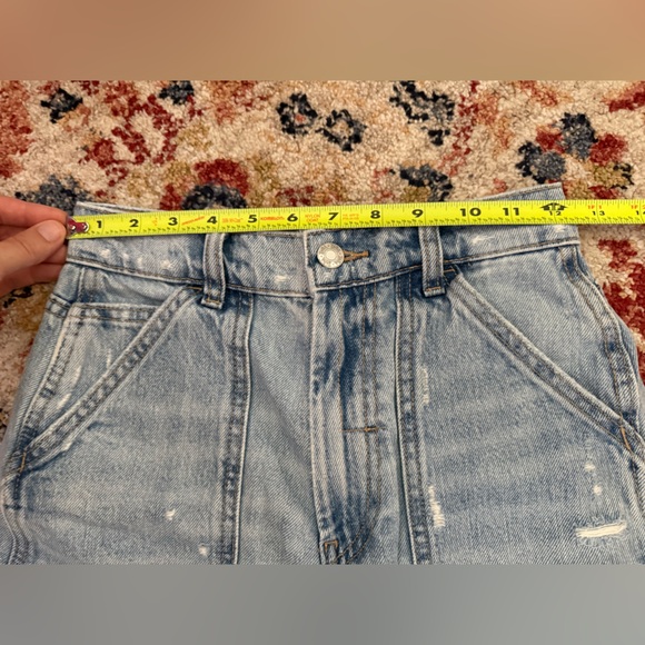 Zara Distressed Denim Jeans Size 0 - Picture 8 of 11